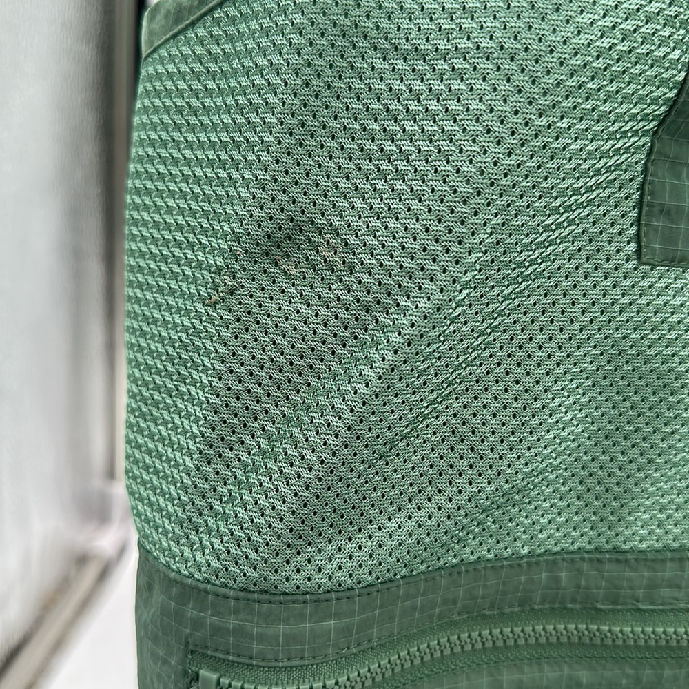 Men's Size X-Large Zipper Vest Houston White USED CLEAN GREEN POCKETS - Picture 4 of 4